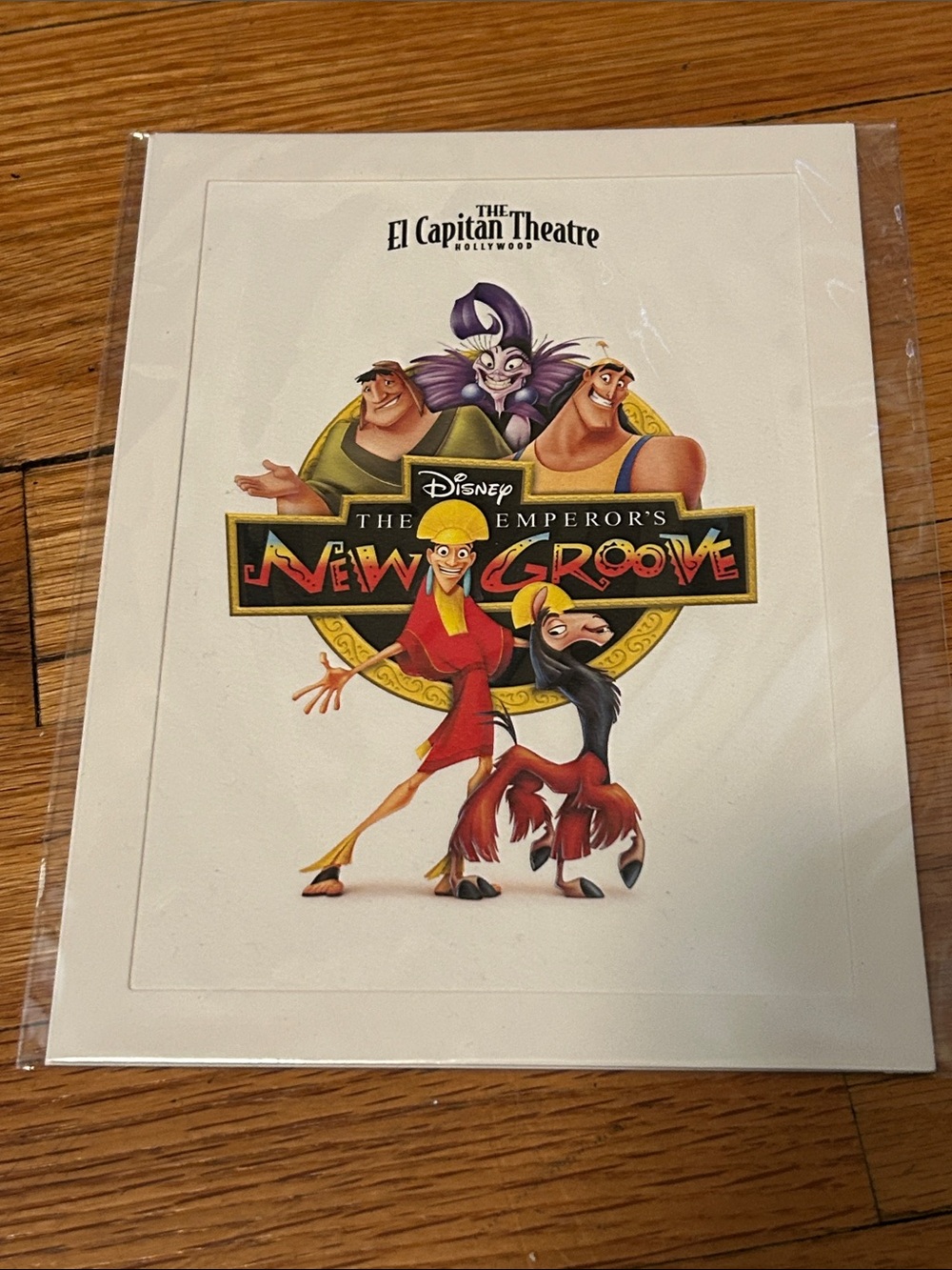Disney The Emperor's New Groove Colorful Character Poster - White Base